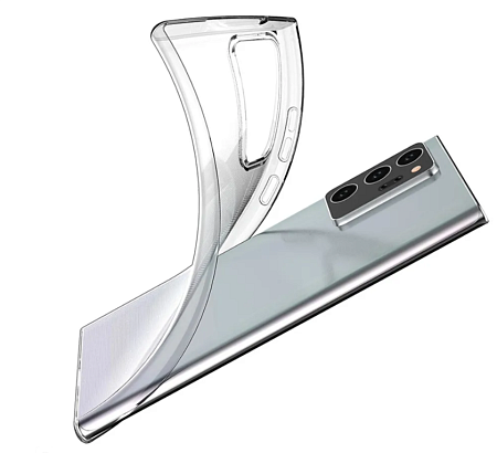 Чехол силиконовый для Samsung Galaxy Note 20 Ultra, X-CASE, прозрачный