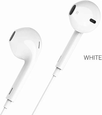 Проводные наушники M80 Type-C  Original series earphones, HOCO, белые