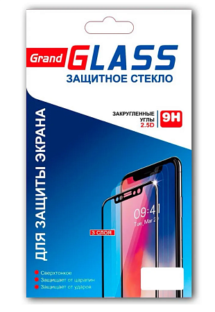 Защитное стекло на Xiaomi Mi 8 SE/7, Silk Screen 2.5D, черный, X-CASE