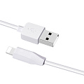 USB дата кабель Lightning, HOCO, X1 (2 штуки,комплект), белый
