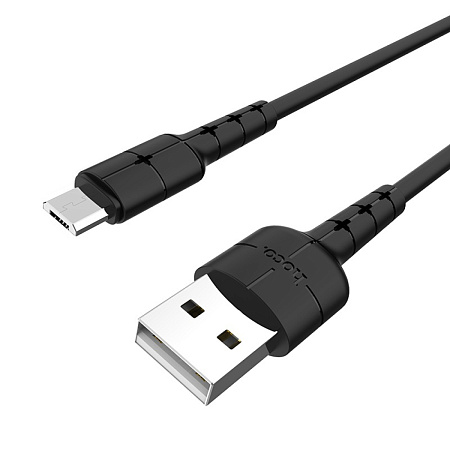 USB Кабель Micro, HOCO, X30, черный