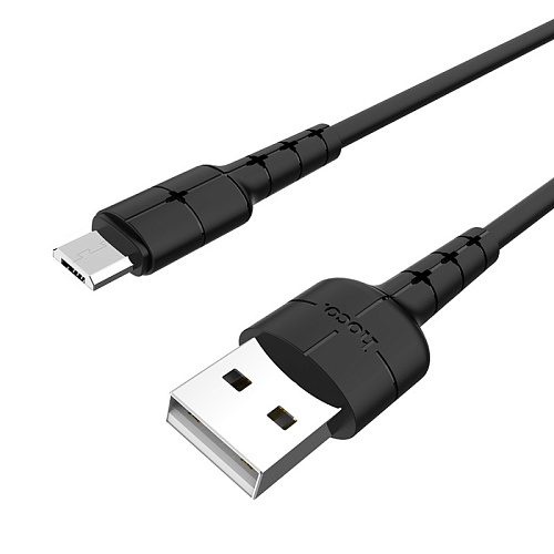 USB Кабель Micro, HOCO, X30, черный