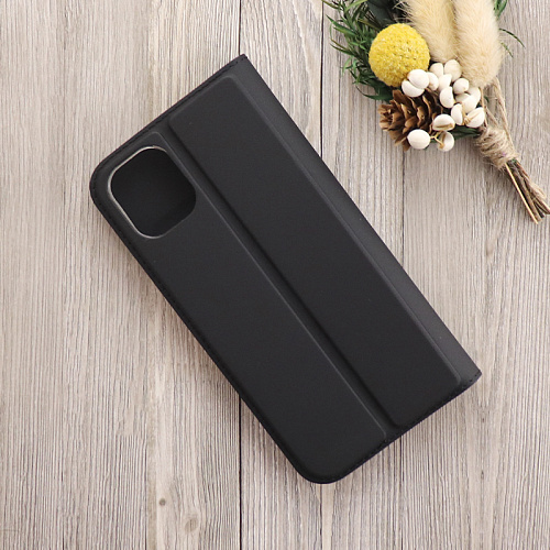 Чехол-книжка для iPhone 11, X-CASE, боковой, черный