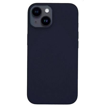 Чехол-накладка для iPhone 14, Silicon Case, без лого, темно-синий
