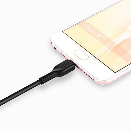 USB Кабель Micro, HOCO, X13, черный