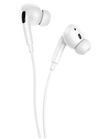 Проводные наушники M1 Pro Original series earphones, вакуумные с микрофоном, HOCO, белые