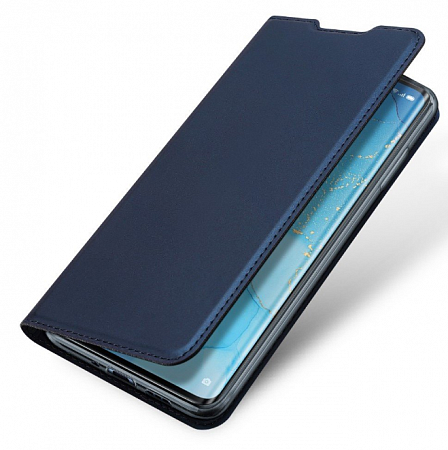 Чехол-книжка для Oppo Reno 3, DU DU, боковой, синий