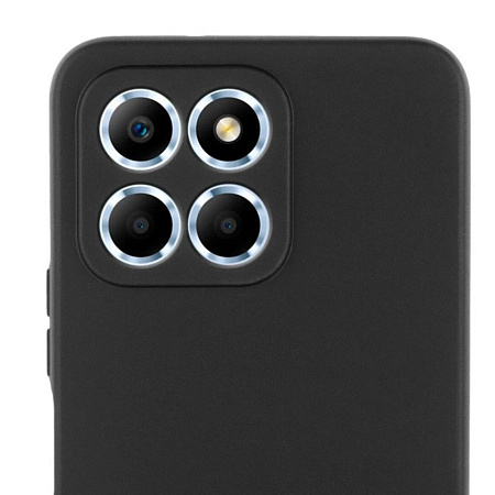 Чехол силиконовый для Honor X6/X8 (5G)/X8A, с защитой камеры, X-CASE, черный