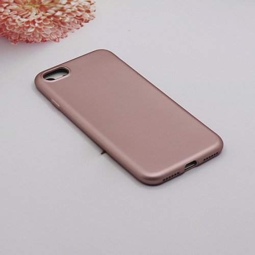 Чехол силиконовый для iPhone 7/8/SE (2020), HOCO, Phantom series protective case, пластик, розовое золото