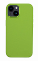 Чехол-накладка для iPhone 14, Silicon Case, без лого, зеленый
