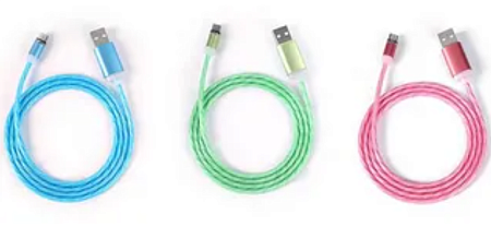 USB дата кабель Type-C Usb, светящийся, магнитный кабель