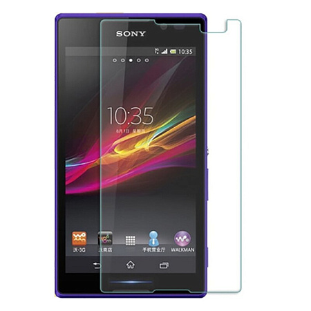Защитное стекло на Sony Xperia С2305/S39H, C, прозрачное, X-CASE