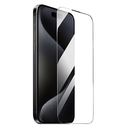 Защитное стекло для iPhone 16 Pro Max, A34 Slim, HOCO, Full screen HD tempered glass 0.2mm, черное
