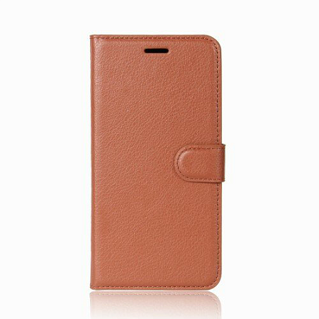 Чехол-книжка для Samsung A530х, Galaxy A8 (2018), боковой, коричневый
