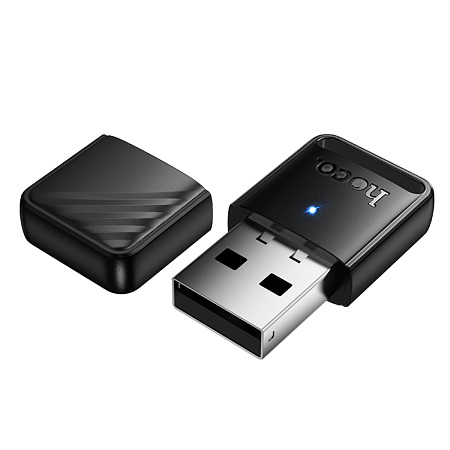 USB Bluetooth адаптер, UA42, HOCO, Bluetooth версия: 5.4, черный