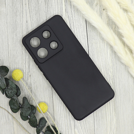 Чехол силиконовый для Xiaomi Redmi Note 13 (4G), good quality, с защитой камеры, X-CASE, черный