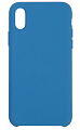 Чехол-накладка для iPhone XS Mas, Silicon Case, синий