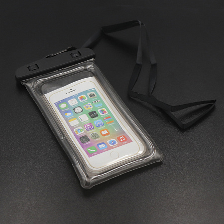 Чехол универсальный влагоустойчивый с надувным бортиком, черный