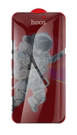 Защитное стекло для iPhone 14 Pro, G15, HOCO, Guardian shield series full-screen anti-spy, черное