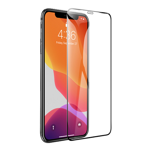 Защитное стекло на iPhone XR/11 (G777), HOCO, anti-static, черное
