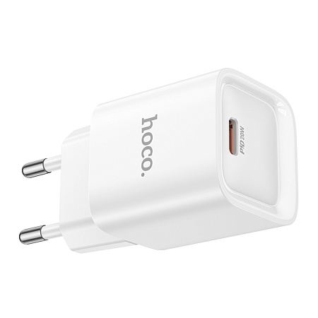 Сетевое зарядное устройство, 1 PD 20W (C146A), HOCO, белый