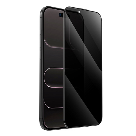 Защитное стекло для iPhone 17 Air, G15, HOCO, Guardian shield series full-screen anti-spy tempered glass, черное