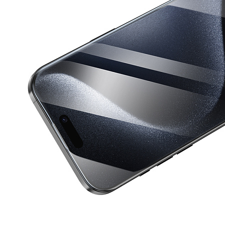 Защитное стекло для iPhone 16 Pro Max, A34 Slim, HOCO, Full screen HD tempered glass 0.2mm, черное