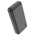 Универсальный Доп. Аккумулятор 20000mAh, J101A, HOCO, выход: 2 USB (22.5W)+1 PD (20W), черный