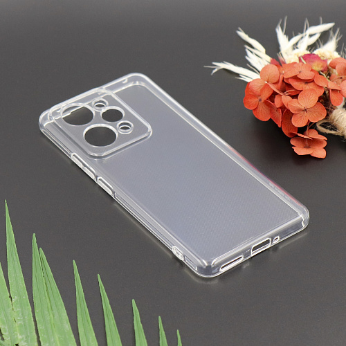Чехол силиконовый для Realme 15 Pro (5G), с защитой камеры, X-CASE, прозрачный