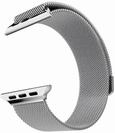 Ремешок на руку для Apple Watch 44/45/46/49 мм, HOCO, WA03, Milanese loop, серый
