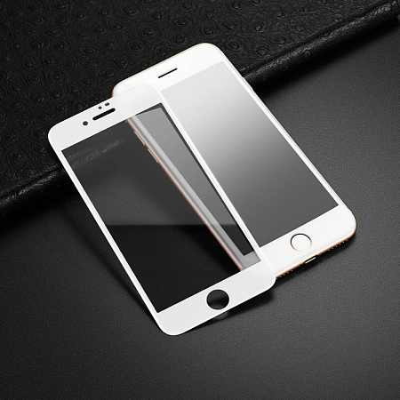 Защитное стекло для iPhone 7/8/SE (2020) (A6), HOCO, Shatterproof edges full screen anti-spy tempered gla, белое