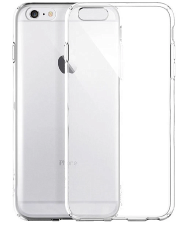 Чехол силиконовый для iPhone 6/6s, X-CASE, прозрачный