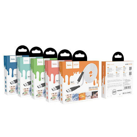 USB Кабель Micro, HOCO, X42, силиконовый, черный