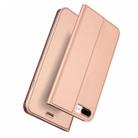 Чехол-книжка для iPhone 7 Plus/8 Plus, DU DU, боковой, розовый