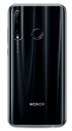 Чехол силиконовый для Honor 10I/Honor 20 Lite/Honor 20I/P Smart+ (2019)/20E, X-CASE, прозрачный