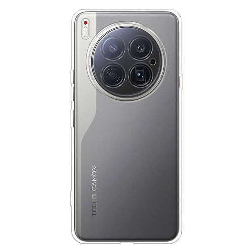 Чехол силиконовый для TECNO Camon 40 Premier (5G), с защитой камеры, X-CASE, прозрачный