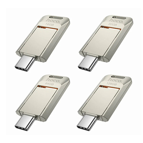 USB Flash Drive 128GB (UD17), Type-C, складная, Скорость записи 20-50MB/S, Скорость чтения 80-150MB/S
