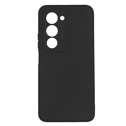 Чехол силиконовый для Xiaomi Redmi 15 (4G), с микрофиброй внутри, с защитой камеры, X-CASE, черный