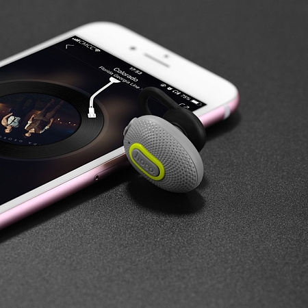 BT гарнитура Hoco, E28 Cool road (универсальная для всех телефонов), серый