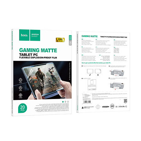 Универсальная защитная пленка на планшет, для плоттера, GP003, M Вручную (игровая, матовая), HOCO