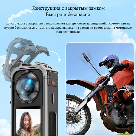 Алюминиевый чехол для экшн камеры Insta360 X5, PULUZ, противоударный, черный
