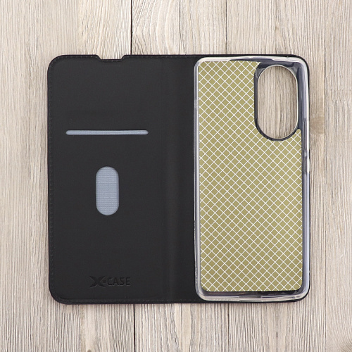 Чехол-книжка для Huawei Honor 50, X-CASE, боковой, черный