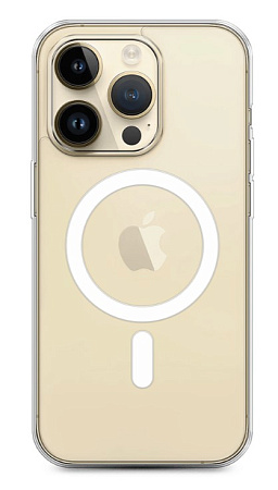 Чехол силиконовый для iPhone 13 Pro (6.1), Магнитный (MagSafe), X-CASE, прозрачный