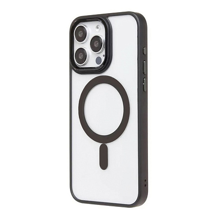 Чехол силиконовый для iPhone 16 Pro, Магнитный (MagSafe), X-CASE, черный