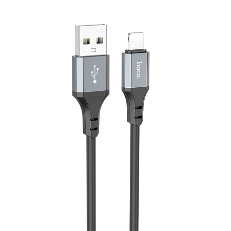 USB дата кабель Lightning, HOCO, X92, 3M, силиконовый, черный