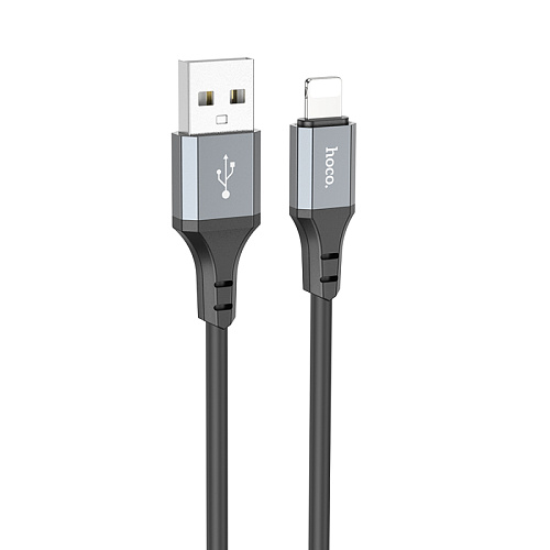 USB дата кабель Lightning, HOCO, X92, 3M, силиконовый, черный