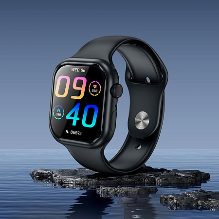 Умные часы Y23 Smart watch Hoco с поддержкой звонков, черные