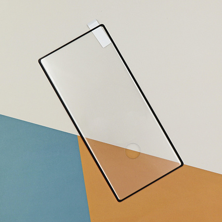 Защитное стекло на Samsung, Galaxy Note 20 Ultra (4G/5G), полный клей,прозрачное с черной рамкой, X-CASE