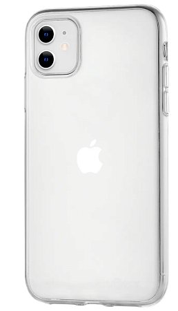 Чехол силиконовый для iPhone 11 (6.1), X-CASE, прозрачный