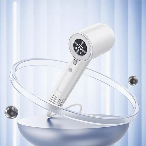 Фен для волос с ионизацией, HP10, HOCO, 1600Вт, белый